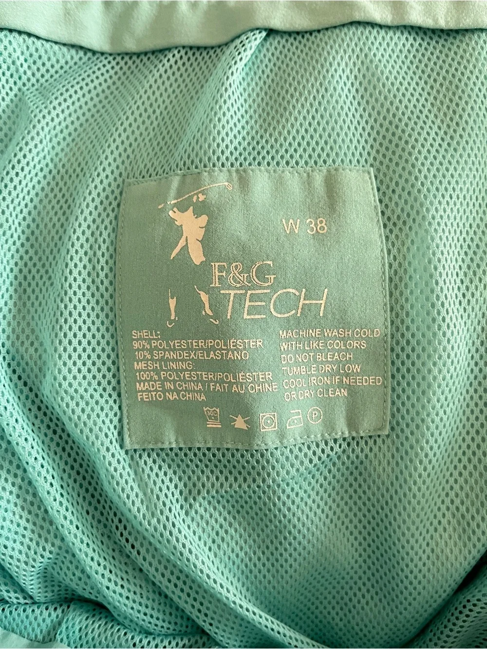 F & G Tech aqua green